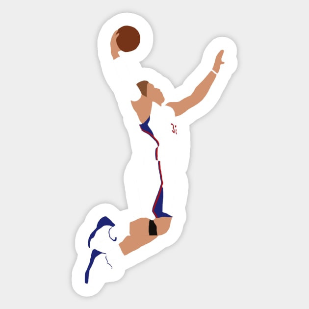 Blake Griffin Dunk Sticker by xRatTrapTeesx